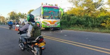 Motociclista resultó herido tras colisionar con bus de Cootransa en La Cordialidad 