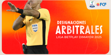 Designaciones Arbitrales: Liga BetPlay DIMAYOR l – 2025 – Fecha 1