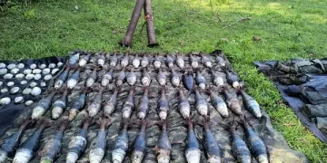 Tropas del Ejército Nacional destruyeron poderoso arsenal de explosivos que pertenecería al grupo ilegal Comandos de Frontera en Putumayo
