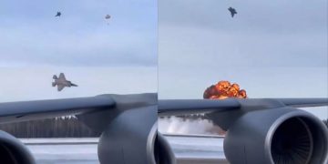 En Alaska un piloto de la Fuerza Aérea salió ileso tras accidente de un F-35