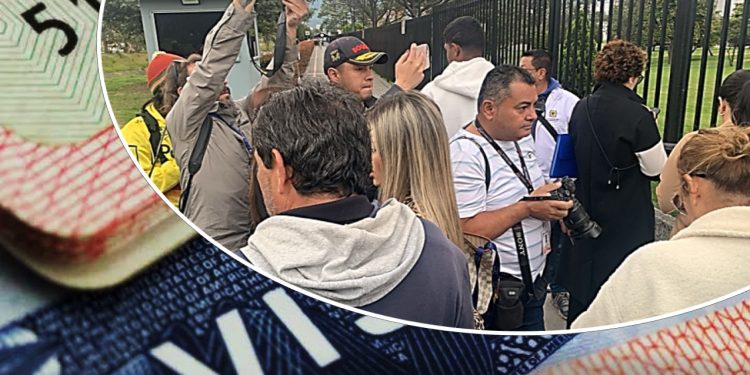 Decenas de colombianos varados en Bogotá tras la cancelación de citas en la Embajada de EE. UU.