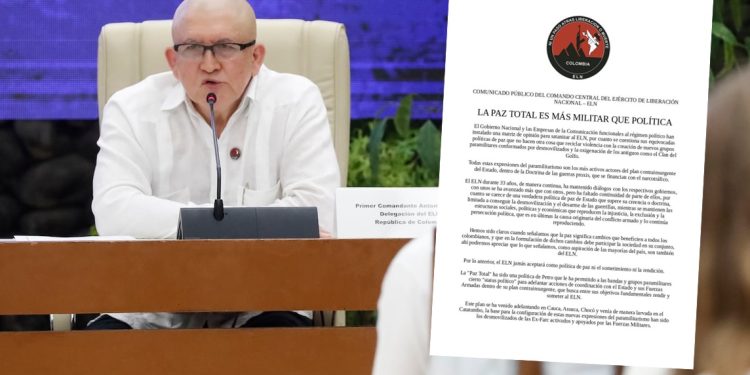 ELN anuncia que no se someterá ni se rendirá en medio de política de paz de Petro