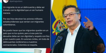 Petro exige respeto a los derechos de los colombianos deportados por EE. UU.