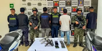 Tropas de la Cuarta Brigada capturan a cuatro presuntos integrantes del Clan del Golfo en el Oriente antioqueño