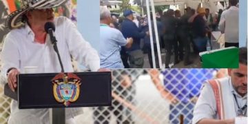 Caos en evento de Petro en Chicoral: pelea por lechona y pocas respuestas del presidente