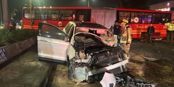Tras concierto de Shakira, accidente de Transmilenio en Engativá deja varios heridos