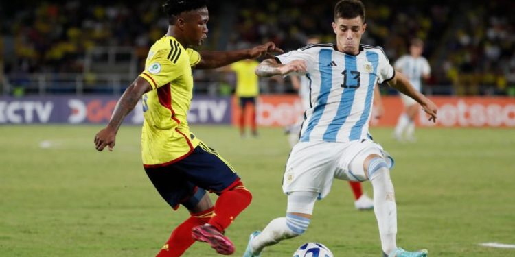 Colombia busca reivindicarse ante Argentina en el Sudamericano Sub 20