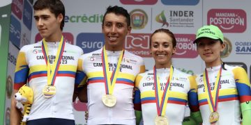 Egan Bernal y Diana Peñuela dominan la contrarreloj en los Nacionales de Ciclismo 2025
