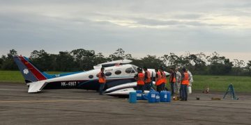 Suspensión temporal de operaciones en el Aeropuerto Vanguardia de Villavicencio por incidente con aeronave fue superado