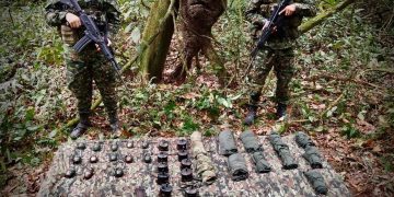 Ejército ubica depósito ilegal con explosivos en Puerto Lleras, Meta