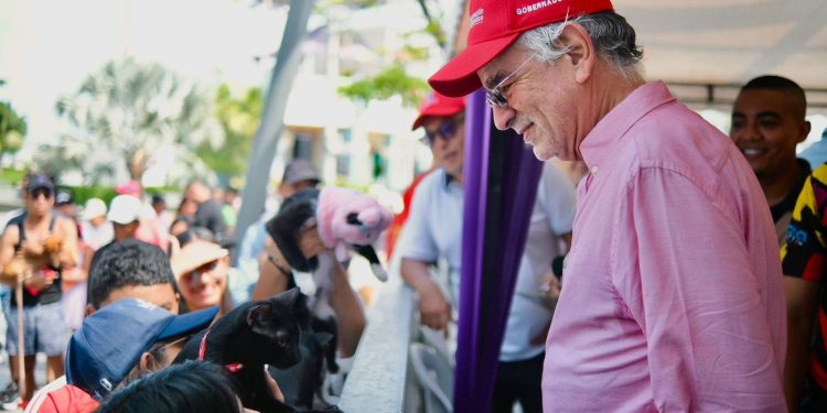 Gobernador Verano lideró jornada de bienestar animal en Puerto Colombia