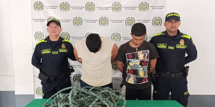 Capturan a dos ciudadanos por vandalismo contra cámaras de foto detección, en Baranoa