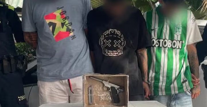 Capturan a tres hombres en Cartagena por porte ilegal de armas