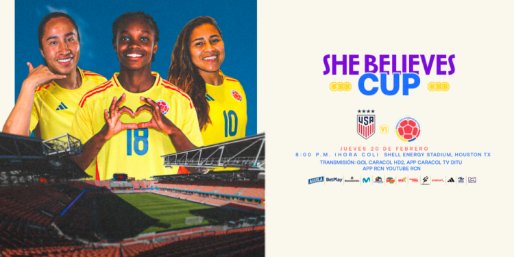 ¡Hoy juega l Selección Colombia Feminina de mayores frente a Estados Unidos!