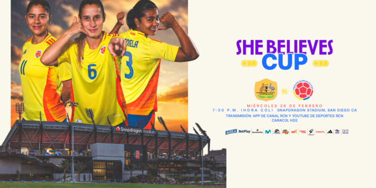 ¡Hoy juega Colombia! La Selección Femenina se enfrenta a Australia en la SheBelieves Cup