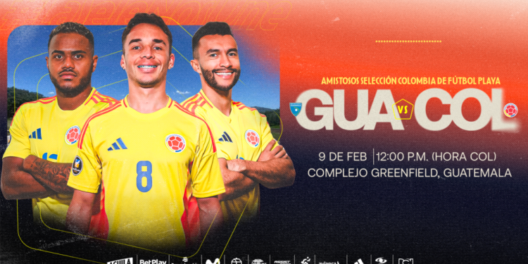 Hoy juega la Selección Colombia masculina mayores de fútbol playa