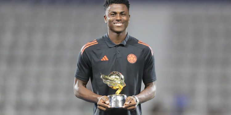 Neiser Villarreal, goleador del Sudamericano Sub-20 