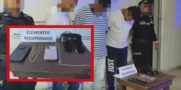 Capturan en Cartagena a tres delincuentes tras robar a una pareja de turistas