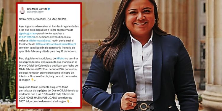 Lina Garrido denuncia manipulación en la publicación del nombramiento del nuevo ministro del Interior