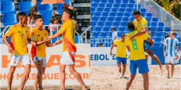 Colombia busca la final en la Copa América de fútbol playa
