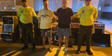 DIJIN incauta 41 máquinas tragamonedas y captura a dos personas en Santo Tomás en lucha contra juegos de suerte y azar ilegales
