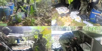 Ejército ubica un laboratorio de clorhidrato de cocaína en Norte de Santander