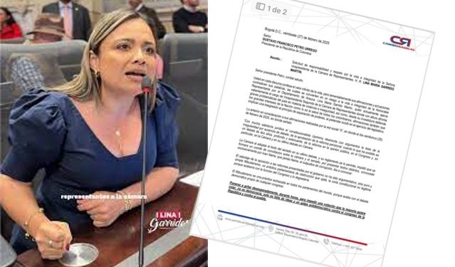 Cambio Radical responsabiliza a Gustavo Petro por lo que le pueda suceder a la vicepresidenta de la Cámara, Lina María Garrido, tras acusaciones en redes sociales