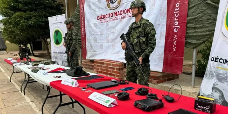 Operaciones militares en La Paz, César, dejan como resultado la muerte de un integrante del ELN y la incautación de material de guerra