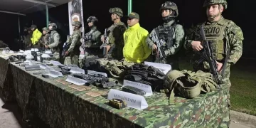 Operación Catatumbo deja a un integrante de la Estructura 33 neutralizado y la incautación de abundante material de guerra