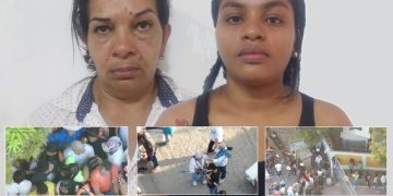 Capturan a ‘Reina del cosquilleo’ y su cómplice hurtando celulares en la Batalla de Flores en Santo Tomás