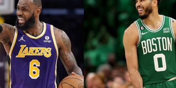 Boston Celtics derrota a los Lakers en un duelo intenso