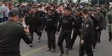 Con calle de honor en Putumayo fueron recibidos los uniformados liberados tras más de 40 horas de secuestro