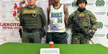 Capturan a hombre con explosivo pentolita en Palmira, Valle