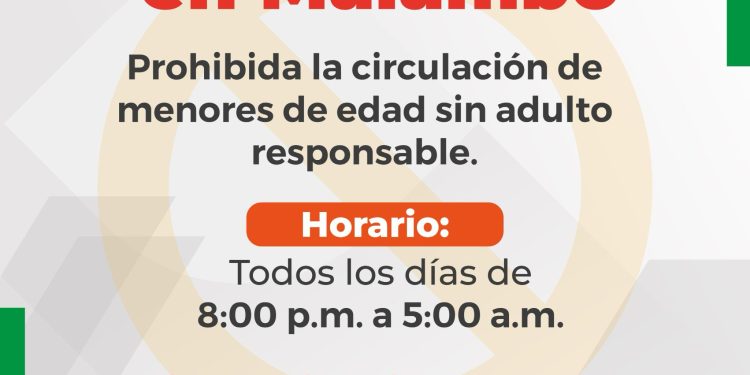 “Ley Zanahoria” para menores de edad, en Malambo