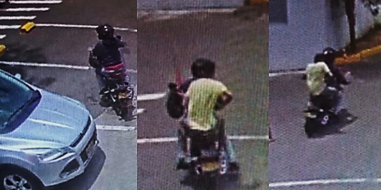 Cámara captó la fuga de los sicarios tras ataque en parqueadero de Makro Villa Santos