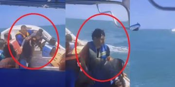 Naufragio en el Parque Tayrona: 17 turistas a salvo tras naufragar por fuertes vientos