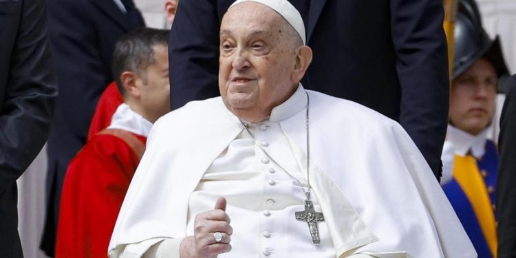 El Papa visita prisión en Roma para conmemorar el Jueves Santo