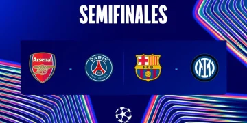 Confirmadas las semifinales de la Champions League 2024/25