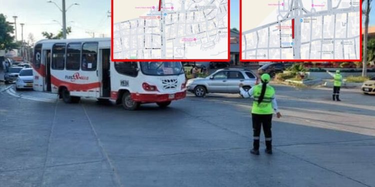 Atención a estos cierres viales en la carrera 38 con Circunvalar por obras de alumbrado público