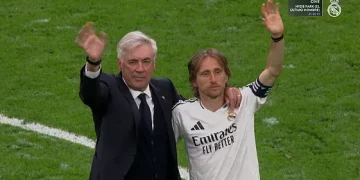 Mbappé despidió con goles a Modric y Ancelotti