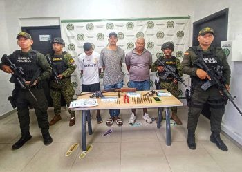 En Calamar propinan fuerte golpe a subestructura del Clan del Golfo, donde cayeron en flagrancia 3 presuntos extorsionistas