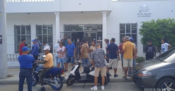 Taquillazo en banco Agrario de Puerto Colombia termina con dos capturados