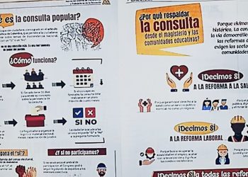 Polémica por cartilla de Fecode sobre consulta popular entregada en colegios