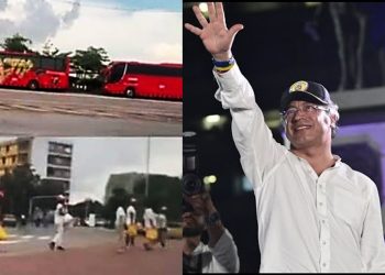 Polémica en Barranquilla por videos que mostrarían transporte de asistentes al cabildo abierto de Petro