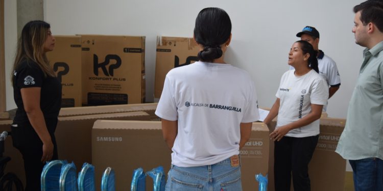 Barranquilla recibe el primer equipamiento social del subsidio distrital Mi Techo Propio
