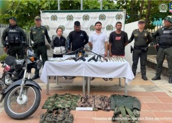 En el norte de Bolívar fueron judicializadas cuatro personas que estarían involucradas en porte ilegal de armas