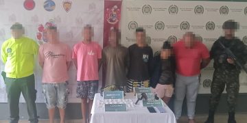Capturan a seis presuntos integrantes del Bloque Resistencia Caribe de ‘Los Costeños’ en Luruaco