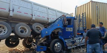 Grave accidente entre cuatro vehículos de carga en Sabanalarga, Atlántico