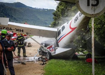 Avión ambulancia se accidenta en Cajicá: cinco heridos fueron trasladados al hospital
