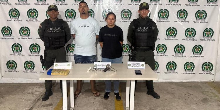 Capturados en flagrancia por tráfico de estupefacientes y porte ilegal de armas en Barranquilla